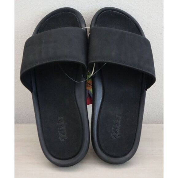 Kikks Slippas BDN2108-001 Men's Sz 9 Black Brandons Slip-On Sandals Slides - Picture 2 of 6
